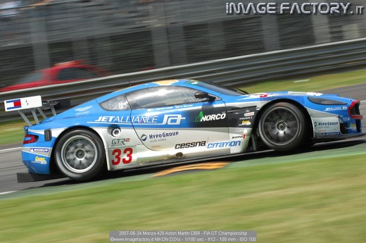 2007-06-24 Monza 425 Aston Martin DB9 - FIA GT Championship